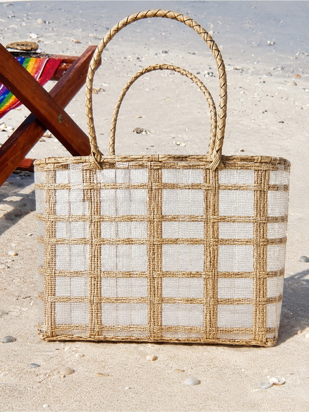 Basketweave Tote Bag
